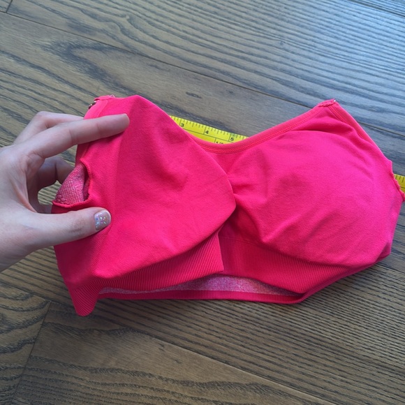 New Balance Hot Pink Sports Bra - Picture 4 of 5